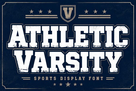 Athletic Varsity: A Bold, Real-World Display Font for Small Business Branding