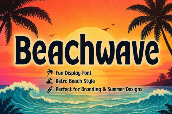 Beachwave: A Fun Retro Display Font for Web Design