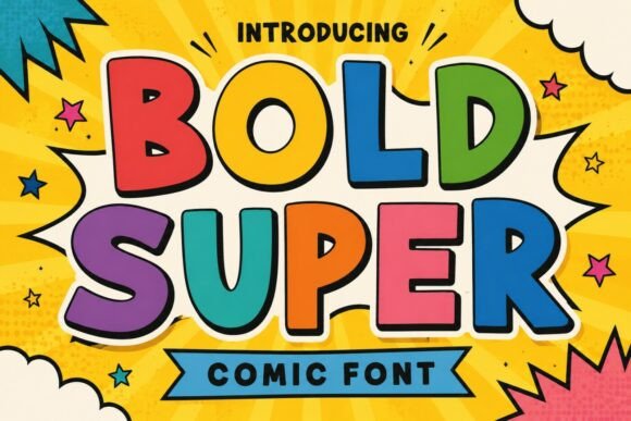 Bold Super Font: Energetic Clarity for Campaign Design