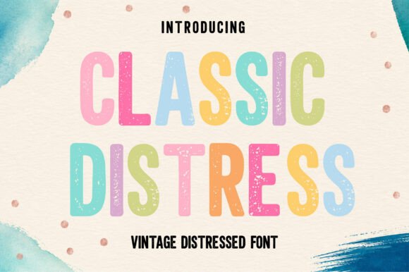 Classic Distress: A Display Font With Real Grit and Vintage Soul