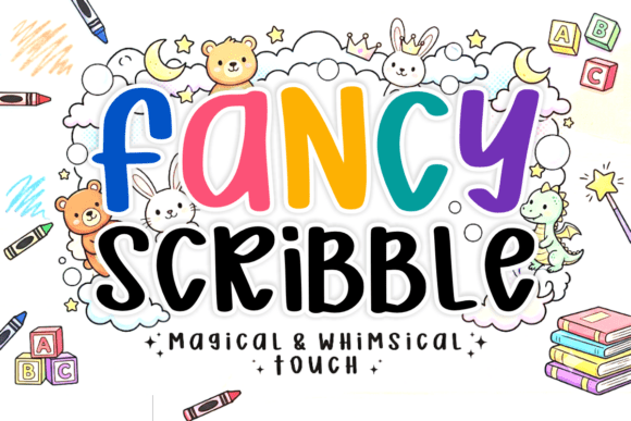 Fancy Scribble: A Whimsical Display Font That Feels Like Hand-Drawn Joy