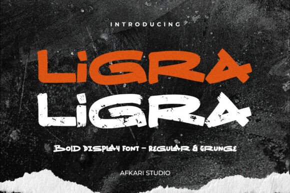 Ligra: A Bold Display Typeface for Memorable Branding