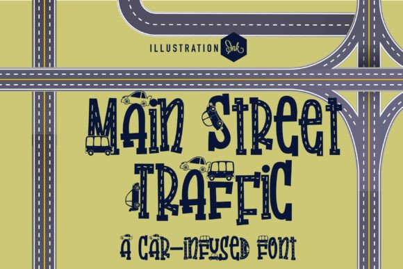 Main Street Traffic: A Bold Display Typeface for Campaign Creatives