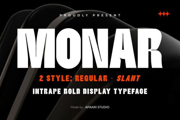 Monar: A Display Font That Earns Its Space