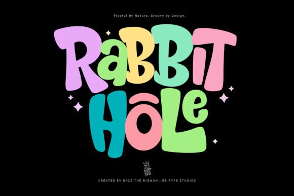 Rabbit Hole Display Font Brings Quirky Charm to Web Design
