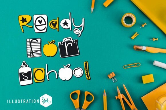 Ready for School: A Display Typeface That Feels Like First Day Joy