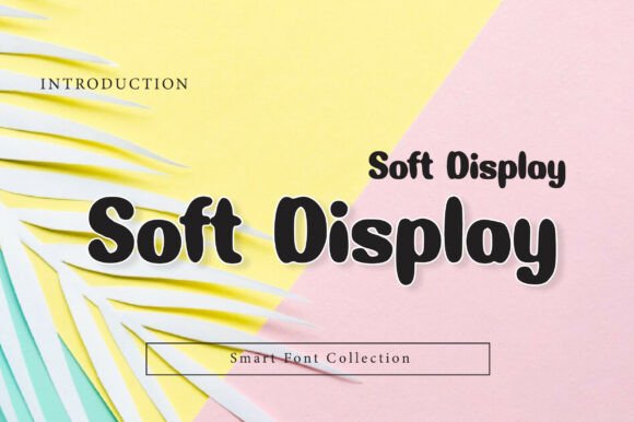 Soft Display Font: A Friendly Typeface for Business Branding