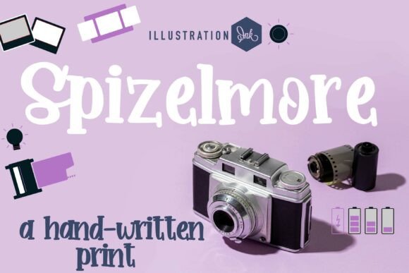 Spizelmore: A Nostalgic Display Font for Bold Campaign Visuals