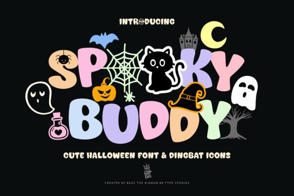 Spooky Buddy: A Playful Display Font with Editorial Charm