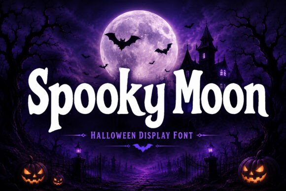Spooky Moon: A Display Font That Gives Your Brand Real Halloween Magic