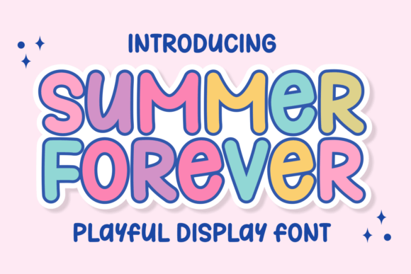 Summer Forever: A Warm Display Font for Effortless Branding