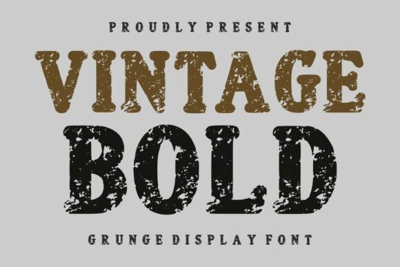 Vintage Bold: A Display Font That Anchors Your Message