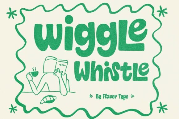 Wiggle Whistle: A Chunky Display Font for Playful Brand Identity